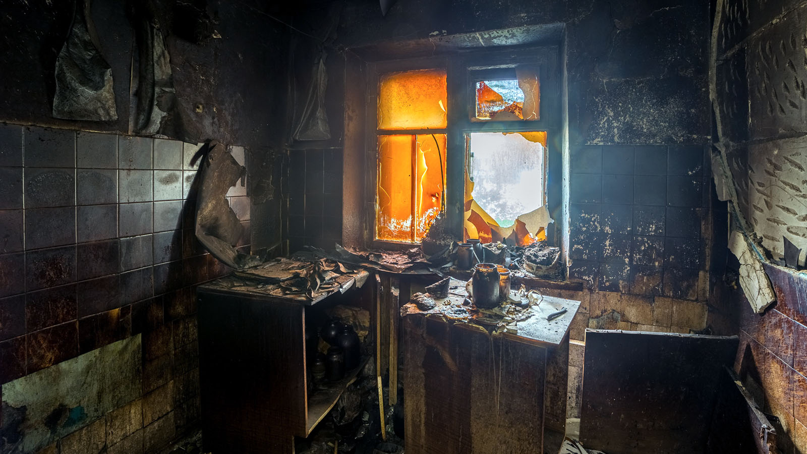 fire damage restoration